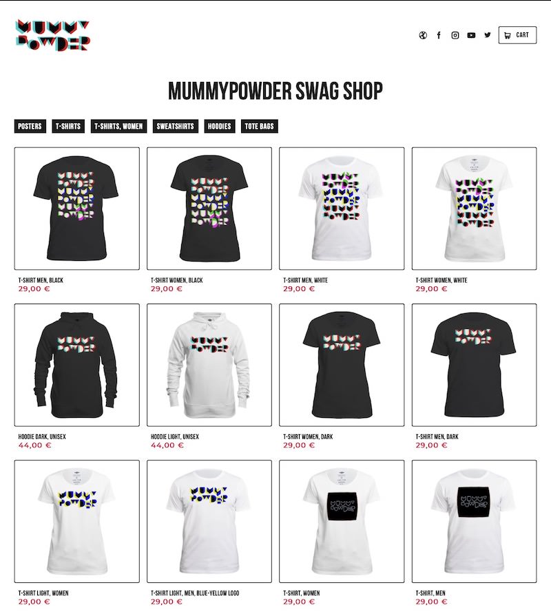 Mummypowder Swag Shop